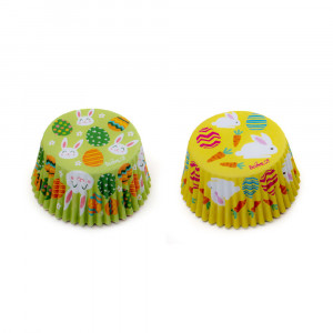 Chese L Paper 2 Patterns Rabbits/Paste, Ø 5 x H 3.2 cm, 36 pcs - Img 3