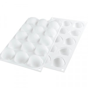 Chestnut Mignon, Ø4.8xH2.5cm - Silicone mould Single-portion, 15 cavities - Img 4