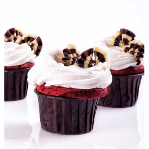 Chocolate Decorations MiniEvantai Chocolate Decorations Black-White Double, 3.5x2.7 cm, 1 kg, 475 pcs - Img 2
