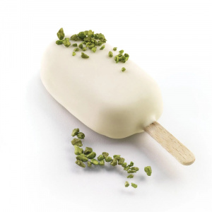Classic Mini Silicone Ice Cream Tin GEL01M, 4 cavities x Ø 7.3 x H 3.8 cm, 37 ml, 50 sticks - Img 1