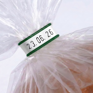Clipband bicolor alb - verde 0.7 mm, Rola 500 m - Img 2