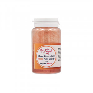 Colorant Alimentar Liposolubil Pudra Perlata Cupru 25 gr
