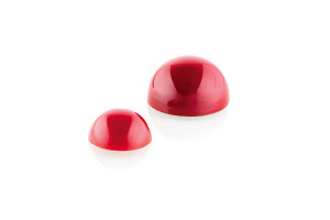 Csokoládé félgömbök Ø 3,1 x H 1,6 cm - Polikarbonát + szilikon formakészlet, 24 üreg (CH013) - Img 3