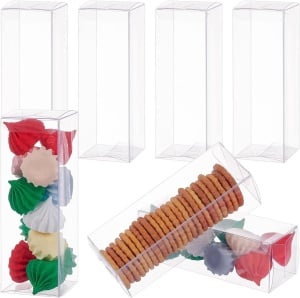 Cutii Plastic Transparente 16.2 x 13.1 x H 20.6 cm, 20 buc - Img 3