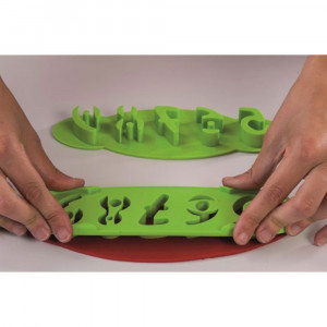Cutting Bars with Digit Extractor Ø 3.5 cm, Plastic, Set of 2 pcs - Img 3