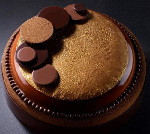 Edible Golden Foits for Food Decoration Ø 16 cm, 24 pcs - Img 2