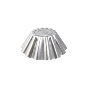 Forma Coacere Briosa Mare Margini Evazate, Ø 20 x H 8.70 cm, Aluminiu