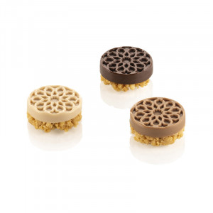 Forma Silicon Cilindru Decor Maur Ø 4 x H 1.6 cm, 15 cavitati, 19 ml (SF378) - Img 3