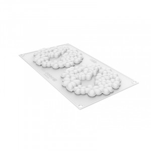 Forma Silicon Decor Top/Insertie Flora Ø 14 x H 1 cm, 2 cavitati, 80 ml - Img 2