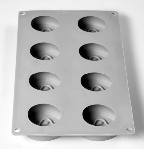 Forma Silicon Gourmand Jumatate de Mar 5.8 × 5.5 × H 2.2 cm, 8 cavitati - Img 3