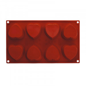 Forma Silicon Inimioare Muffins, 8 cavitati - Img 3