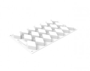 Forma Silicon Romb 5.3 x 3.3 x H 1.8 cm, 20 cavitati x 16 ml - Img 2