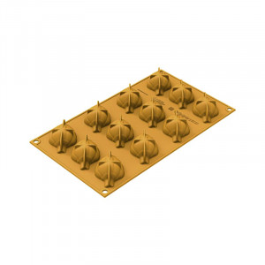 Forma Silicon Silikomart NaturaE Anghinare 6.2 x 4.1 x H 2.8 cm, 2.8 ml, 12 cavitati - Img 3