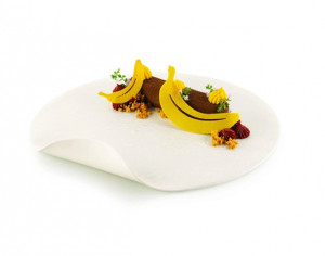Forma Silicon Silikomart NaturaE Banana 2 modele 10.3 x 5.2 x H 2 cm - 6.2 x 3.1 x H 2 cm, 1.2 - 3.4 ml, 31 cavitati