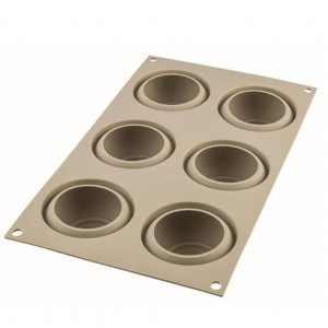 Forma Silicon Spirala Ø 6.8 x H 3.7 cm, 6 cavitati x 100 ml - Img 3