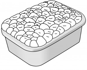 Forma Silicon TOP-IceCream Coral 36x25xH2.15cm, 1 cavitate - Img 4