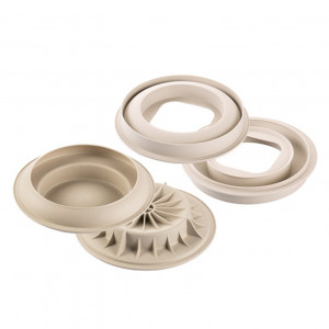 Forma Silicon Tort 3D Duo Ø 21 x H 6 cm, 1770 ml - Img 2