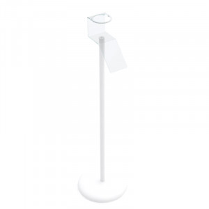 Hol Holder for Hygienising Bottle Ø 7.5 cm, Transparent Plexiglas, H120 cm - Img 1