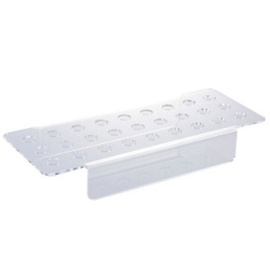 Horizontal Holder 27 Mini Chocolate Cones, Transparent Plexiglas, 35 x 14 x H 5 cm