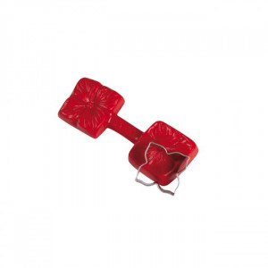 Hortensie Floare - Decupator Inox si Mulaj Silicon Ø 2.2 cm, Set 2 Buc