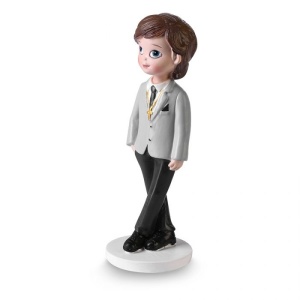 Inedible figurine Boy First Communion H 16 cm - Img 2