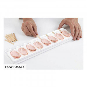 Inghetata Classic Mini - Set of 2 moulds 16 cavities 6.9 x 3.8 x H 1.8 cm - Img 4