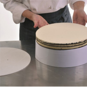 Kerek torta sablon 4 szakaszos, műanyag, Ø 50 x H 40 cm - Img 3