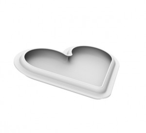 KIT Forme Silicon Tort 3D Love Hearts, 2 Forme Silicon Inima + Decor 21 X 17.3 X H2.1 cm + Decupator - Img 4