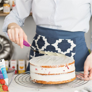 Krómozott acél grillsütő lábakkal, R 32 cm - Img 2
