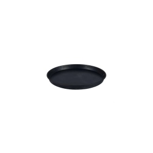 Kúpos pizzatálca, Ø 22 x H 2,5 cm, Fekete tábla - Img 1
