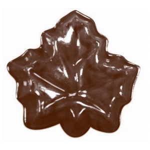 *Matrita Plastic Chocolate Chocolate Decor Leaves Maple Ø3.3 cm