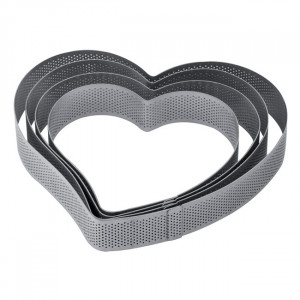 Microperforated Heart Pie Frame, 16x15xH3.5cm - Img 1