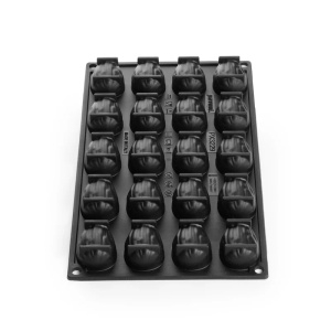 Migdala 3D, 4,6 x 3,2 x magasság 2,3 cm – Forma Silicon Forcone Monoportii, 20 üreg x 20 ml - Img 2