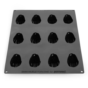 Migdala 3D, 9,3 x 5,8 x В 3,8 см – силиконова форма за еднокамерни форкони, 12 гнезда по 120 мл - Img 3