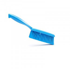 Moi Synthetic Bristle Brush with Handle, Blue, 33 x 3.5 cm - Img 3