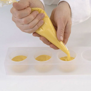 Monoportii Rotunde Ø 6 x H 4.5 cm - Set 3 Matrite Silicon Formare 15 Produse - Img 2