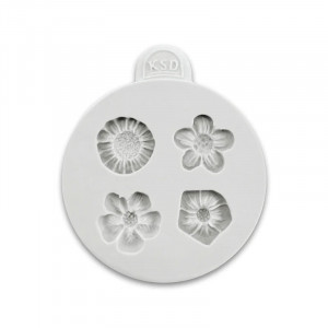 Mulaj Silicon Flori, 4 Subiecte Ø 1.7 cm - Img 2