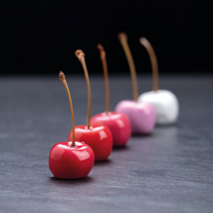 Natural Food Colouring with Cocoa Butter, Cherry Red, 200 gr - Img 2