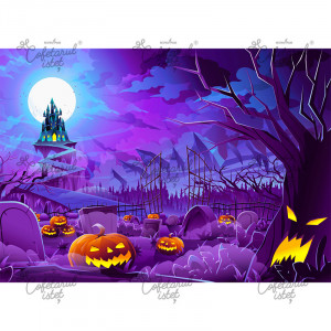 Nyomtatott Halloween gofri Halloween 8-as modell, A4 - Cukrászda Istet