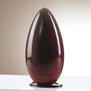 Oua 3D Ø 11 x H 22 cm - комплект 2 Matrite Plastic Chocolate - Img 2