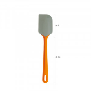Paleta - Spatula Silicon cu Maner Plastic Temp Max 230°C, L 27.5 cm - Img 2