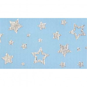 Panglica tort Botez Culoare Bleu, Lungime 20 m, latime 4 cm,
