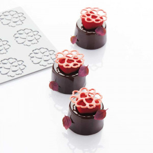PavoDecor Силиконов кръг с форма на сърце, 15 кухини Ø 5 x H 0,2 cm, 1,6 ml - Img 1