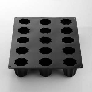 Pavoflex mould 30x40cm Pandoro 15 cavities, Ø 6.5 x H 6.5 cm, 120 ml - Img 4