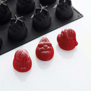 Pavoflex mould 30x40cm Santa Claus 7.2 x 6 x H 7 cm, 128 ml, 12 cavities - Img 3