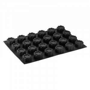 Pavoflex mould 60x40cm, Ø7xh4cm, 24 cavities, 130 ml - Img 4