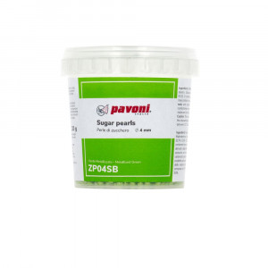 Perle Zahar Verde Metalizat Ø 4 mm, 120 gr