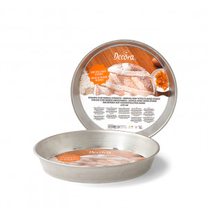 Pie Tray, Plain, Frosted Edges, Ø 20 x H 4 cm, Cositorita Board - Img 1