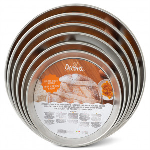 Pie Tray, Plain, Frosted Edges, Ø 26 x H 4 cm, Cositorita Board - Img 4