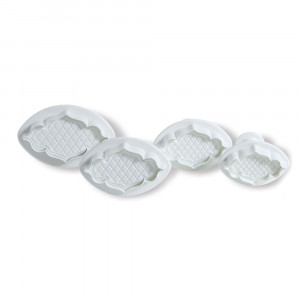 Plaquettes or Copper Decor 2 Patterns, Ø 6 - 8.5 cm - Cutters with Extractor, Set of 12 pcs - Img 4